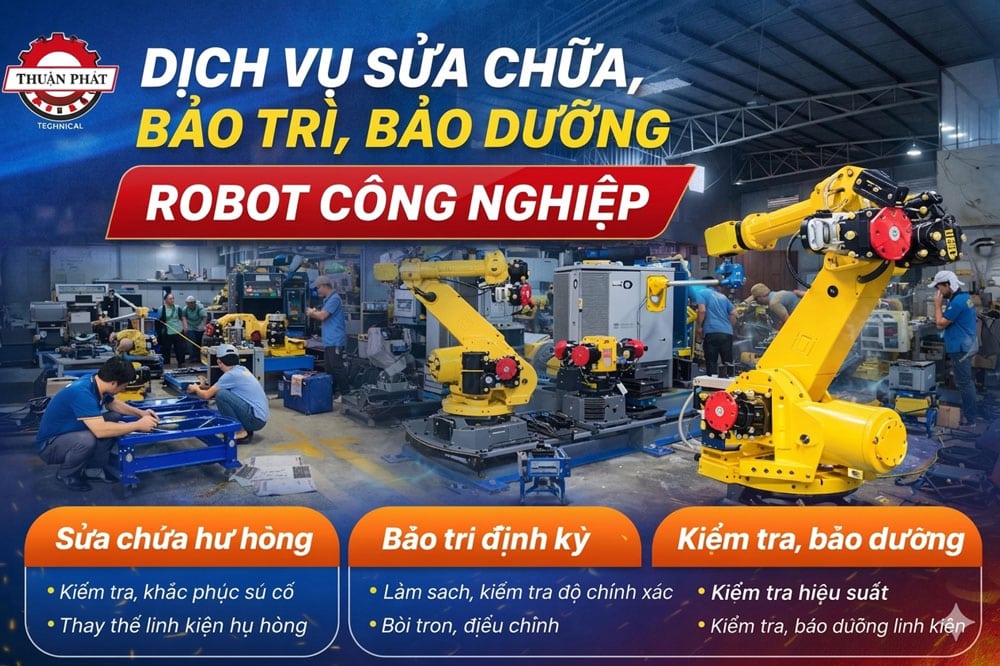 sua chua bao tri robot cong nghiep 6 | Thuận Phát Technical sua chua bao tri robot cong nghiep 6 | Thuận Phát Technical