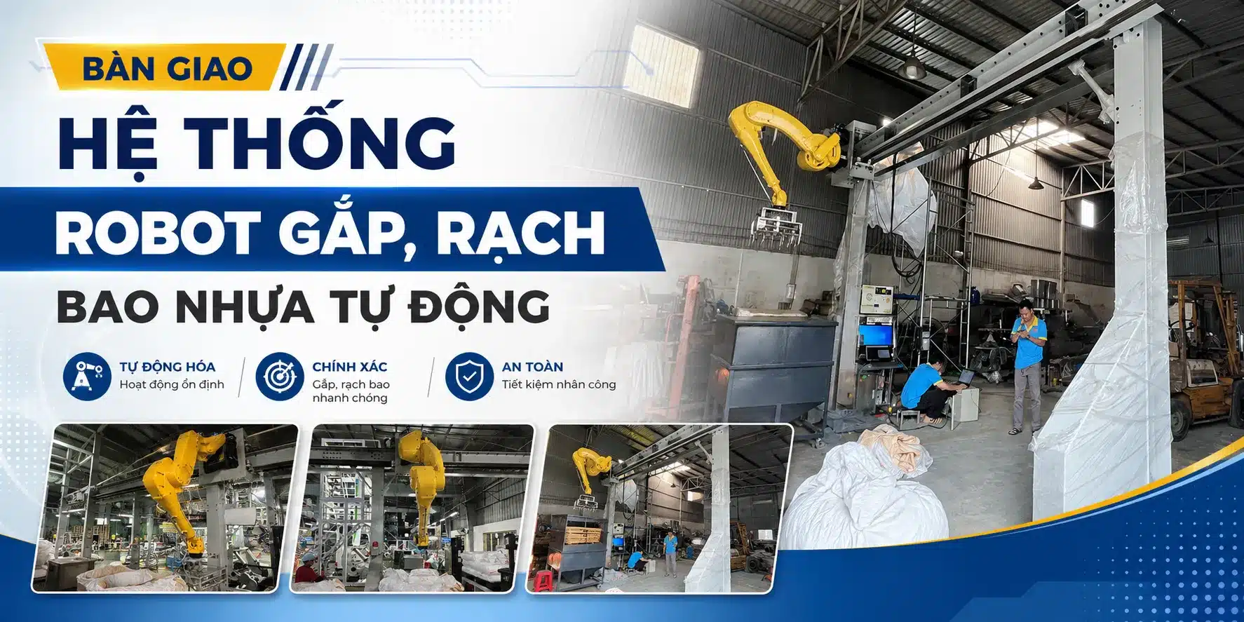 robot gap rach bao nhua tu dong | Thuận Phát Technical robot gap rach bao nhua tu dong | Thuận Phát Technical